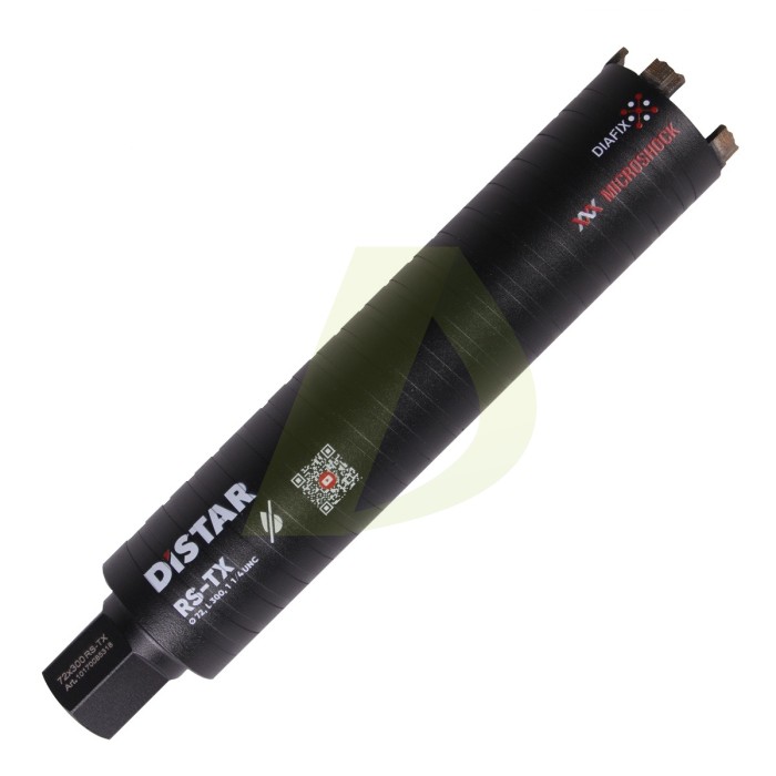 Свердло алмазне DDS-W 072x300-5x1 1/4 UNC DLD 072 RS-TX Свердло алмазне DDS-W 072x300-5x1 1/4 UNC DLD 072 RS-TX