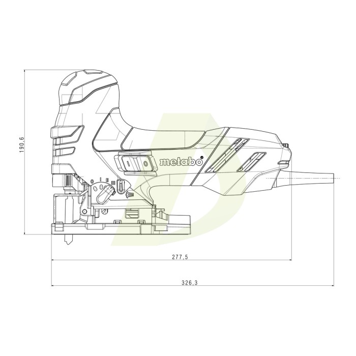 Електричний лобзик METABO STE 140 (601401000) Електричний лобзик METABO STE 140 (601401000)