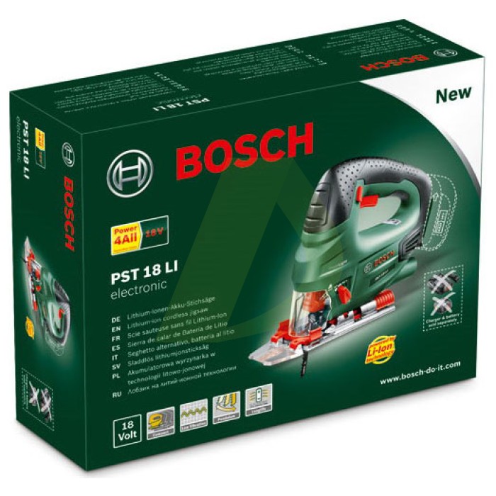 Аккумуляторный лобзик BOSCH PST 18 LI (0603011020) Аккумуляторный лобзик BOSCH PST 18 LI (0603011020)