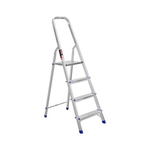 Стремянка односторонняя алюминиевая STARK SALW404, 1 секция, 4 ступ., 0,8 м (525140101)