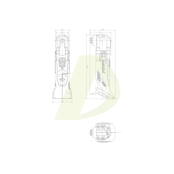 Акумуляторний універсальний різак METABO MT 18 LTX (613021890) Акумуляторний універсальний різак METABO MT 18 LTX (613021890)