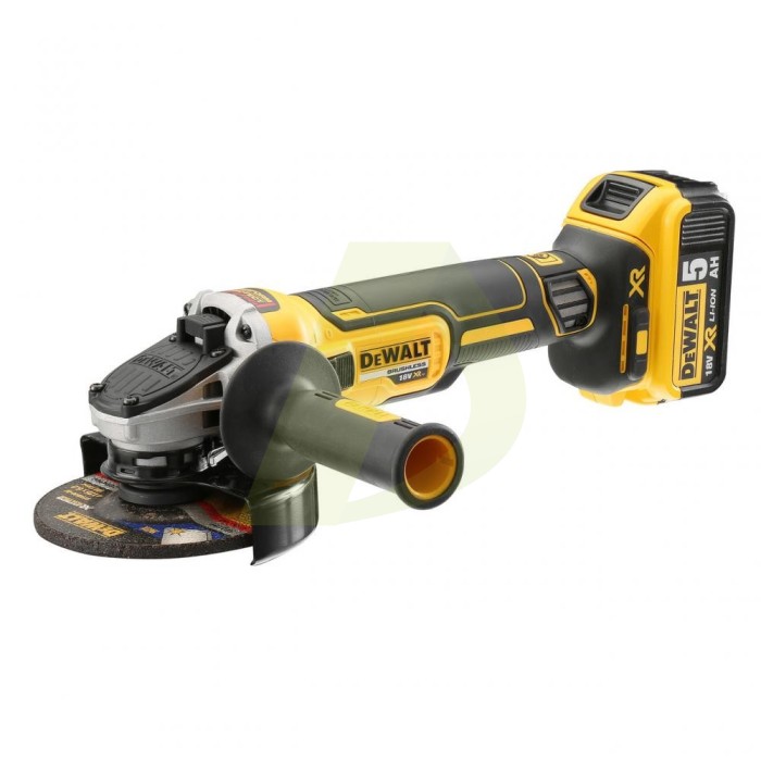 Аккумуляторная угловая шлифмашина DeWALT DCG405P2 Аккумуляторная угловая шлифмашина DeWALT DCG405P2