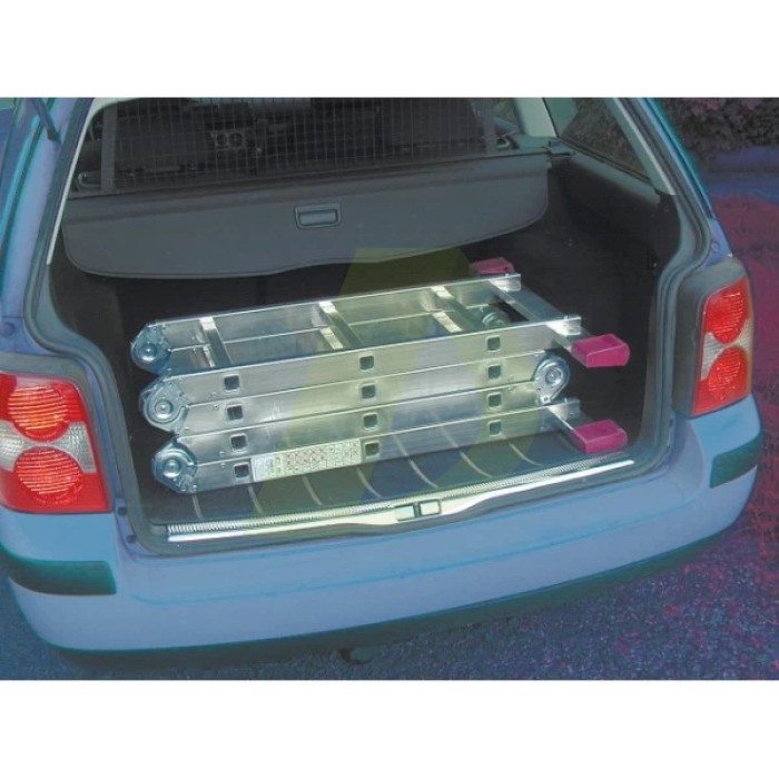 Драбина-трансформер шарнірна, алюмінієва KRAUSE Corda, 4 секції, 3 сход., 1-4,3 м, без платформи (085108) Драбина-трансформер шарнірна, алюмінієва KRAUSE Corda, 4 секції, 3 сход., 1-4,3 м, без платформи (085108)