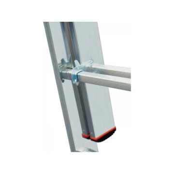 Лестница двусторонняя алюминиевая KRAUSE Tribilo, 3 секции, 10 ступ., 3-6,9 м (129680)