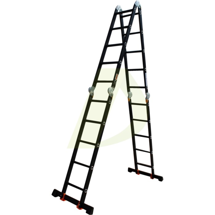 Лестница-трансформер алюминиевая GTM KMP405A, 4 секции, 5 ступ., 1,4-5,7 м (39138) Лестница-трансформер алюминиевая GTM KMP405A, 4 секции, 5 ступ., 1,4-5,7 м (39138)