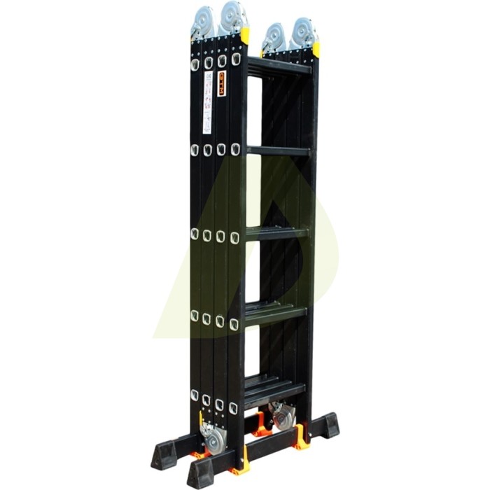 Лестница-трансформер алюминиевая GTM KMP405A, 4 секции, 5 ступ., 1,4-5,7 м (39138) Лестница-трансформер алюминиевая GTM KMP405A, 4 секции, 5 ступ., 1,4-5,7 м (39138)