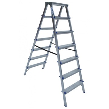 Лестница двусторонняя алюминиевая ELKOP DHR 407, 2 секции, 7 ступ., 1,5 м (37894)