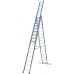 Драбина двостороння алюмінієва ELKOP VHR Profi, 3 секції, 16 сход., 4,3-10,5 м (36007)