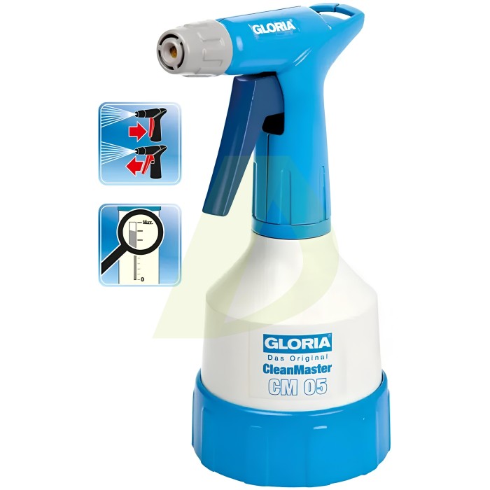 Опрыскиватель ручной GLORIA Clean Master CM 05 (81063) Опрыскиватель ручной GLORIA Clean Master CM 05 (81063)