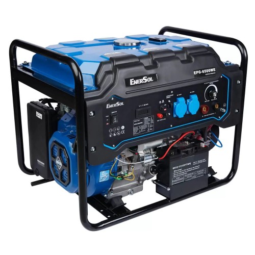 Генератор бензиновий EnerSol EPG-6500WE (зі зварювальним модулем)