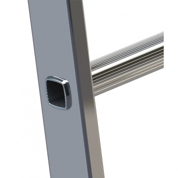 Лестница односторонняя алюминиевая ELKOP VHR Hobby, 1 секция, 10 ступ., 2,6 м (38183)