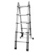 Лестница телескопическая двусторонняя, шарнирная, алюминиевая STARK STSD, 2 секции, 5 ступ., 1,6 м (525216003)