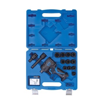 Пневматичний гайковерт KING TONY 1/2" міні 678 Нм набір головки в кейсі (44802FMP)