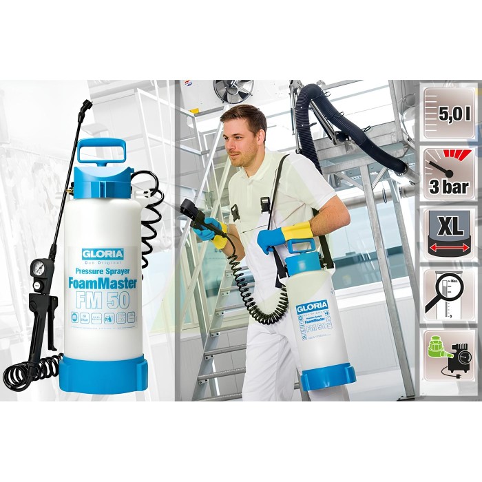 Опрыскиватель ручной GLORIA Foam Master FM 50 (80665) Опрыскиватель ручной GLORIA Foam Master FM 50 (80665)