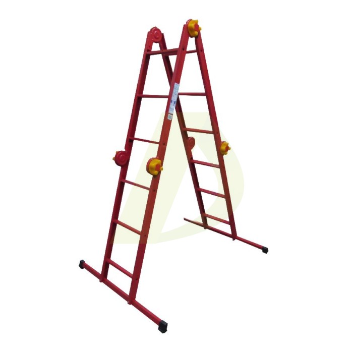 Драбина-трансформер металева ELKOP M, 4 секції, 3 сход., 3,3 м (36111) Драбина-трансформер металева ELKOP M, 4 секції, 3 сход., 3,3 м (36111)