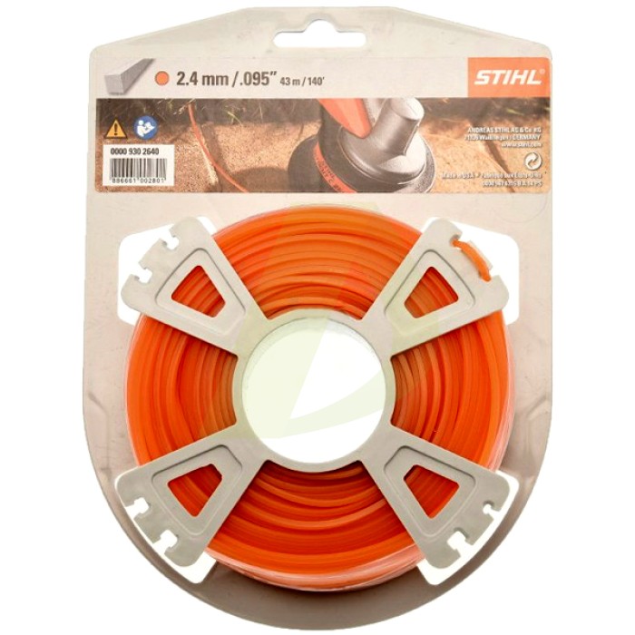 Жилка (триммерный корд) STIHL 2,4 мм x 41 м квадратная (00009302640) Жилка (триммерный корд) STIHL 2,4 мм x 41 м квадратная (00009302640)