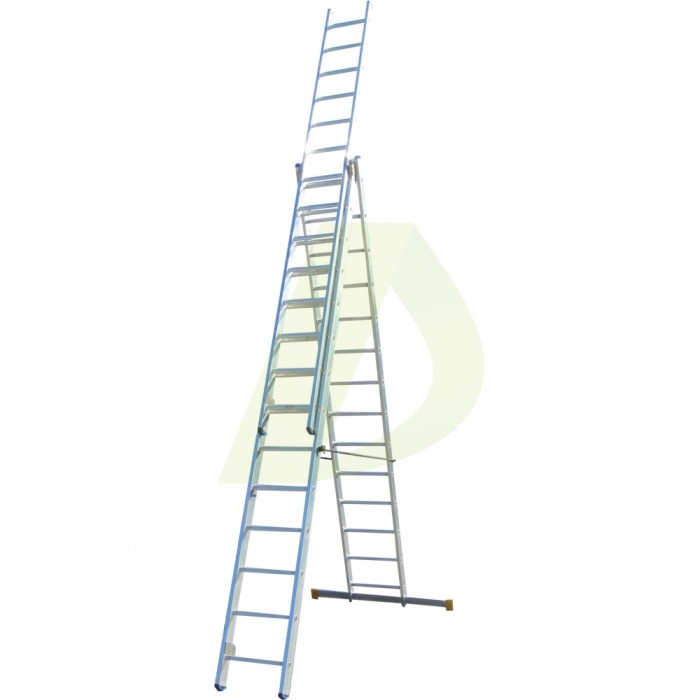 Драбина двостороння алюмінієва ELKOP VHR Profi, 3 секції, 14 сход., 3,8-9 м (37080) Драбина двостороння алюмінієва ELKOP VHR Profi, 3 секції, 14 сход., 3,8-9 м (37080)