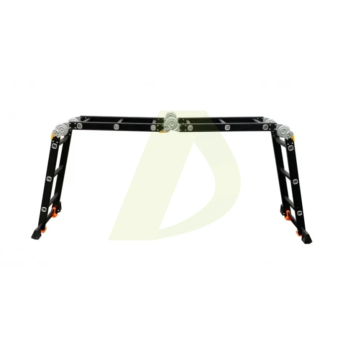 Драбина-трансформер алюмінієва GTM KMP404A, 4 секції, 3 сход., 1,1-4,6 м (39136) Драбина-трансформер алюмінієва GTM KMP404A, 4 секції, 3 сход., 1,1-4,6 м (39136)