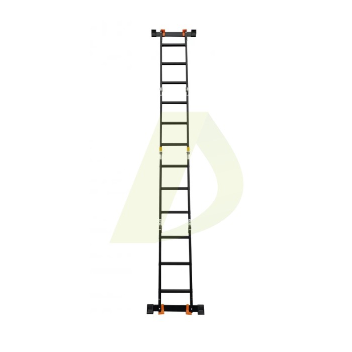 Лестница-трансформер алюминиевая GTM KMP403A, 4 секции, 3 ступ., 0,9-3,5 м (39103) Лестница-трансформер алюминиевая GTM KMP403A, 4 секции, 3 ступ., 0,9-3,5 м (39103)