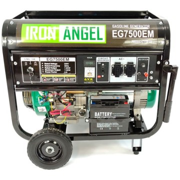 Генератор бензиновый IRON Angel EG 7500 EМ