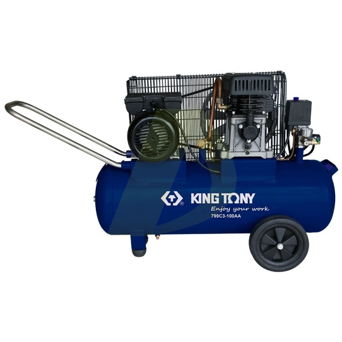 Компресор 100 л ресивер KING TONY 799C3-100AA, 220 В / 2.2 кВт Компресор 100 л ресивер KING TONY 799C3-100AA, 220 В / 2.2 кВт