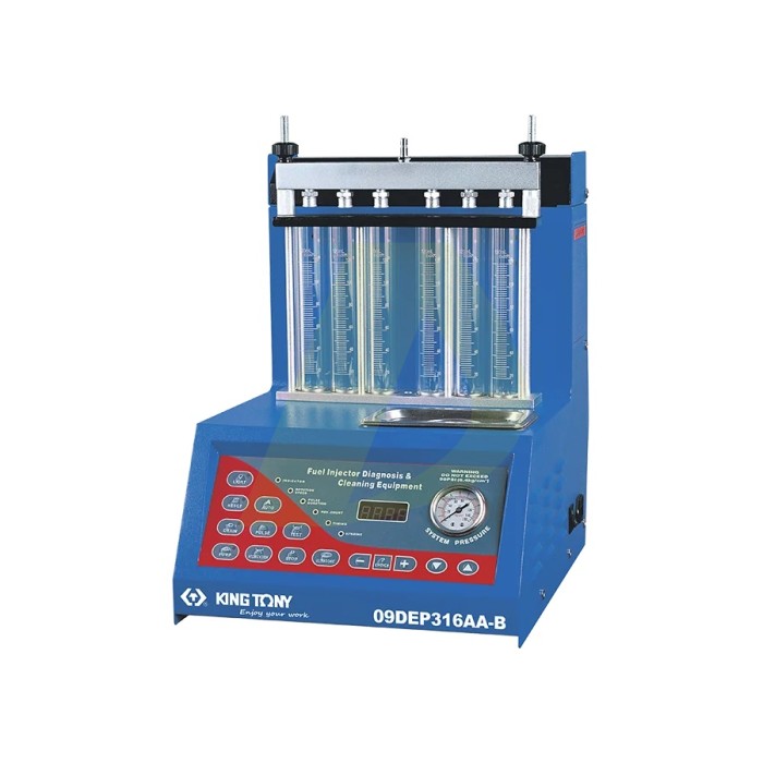 Стенд для діагностики та очищення KING TONY 9DEP316AA-B, 6 форсунок Стенд для діагностики та очищення KING TONY 9DEP316AA-B, 6 форсунок