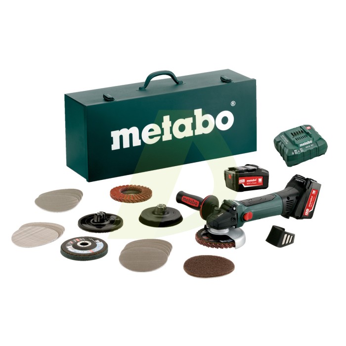 Аккумуляторная угловая шлифмашина METABO W 18 LTX 125 Quick Inox Set (600174880) Аккумуляторная угловая шлифмашина METABO W 18 LTX 125 Quick Inox Set (600174880)