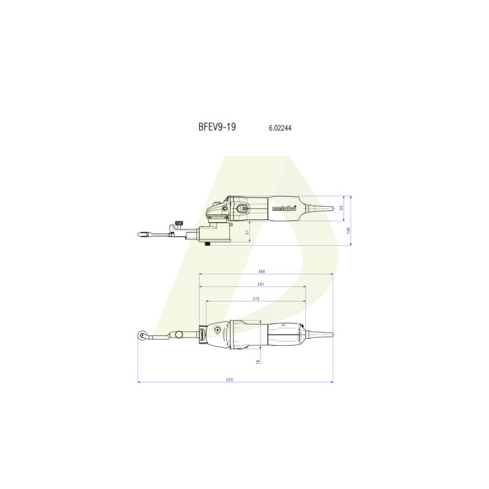Ленточная шлифовальная машина METABO BFE 9-20 Set (602244500) Ленточная шлифовальная машина METABO BFE 9-20 Set (602244500)