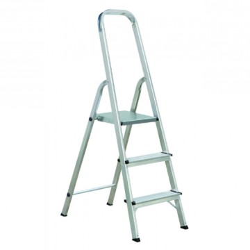 Стремянка односторонняя алюминиевая ELKOP ALW 403, 1 секция, 3 ступ., 1,2 м (38327)
