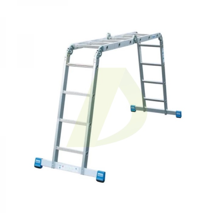 Лестница-трансформер шарнирная, алюминиевая KRAUSE Stabilo, 4 секции, 4 ступ., 1-4,4 м (123527) Лестница-трансформер шарнирная, алюминиевая KRAUSE Stabilo, 4 секции, 4 ступ., 1-4,4 м (123527)