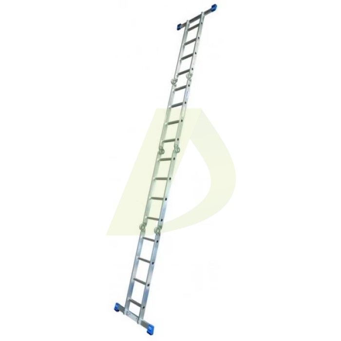 Лестница-трансформер шарнирная, алюминиевая KRAUSE Stabilo, 4 секции, 4 ступ., 1-4,4 м (123527) Лестница-трансформер шарнирная, алюминиевая KRAUSE Stabilo, 4 секции, 4 ступ., 1-4,4 м (123527)