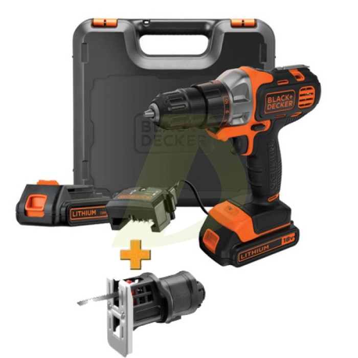 Шуруповерт BLACK+DECKER MT218K + MTJS1 Шуруповерт BLACK+DECKER MT218K + MTJS1