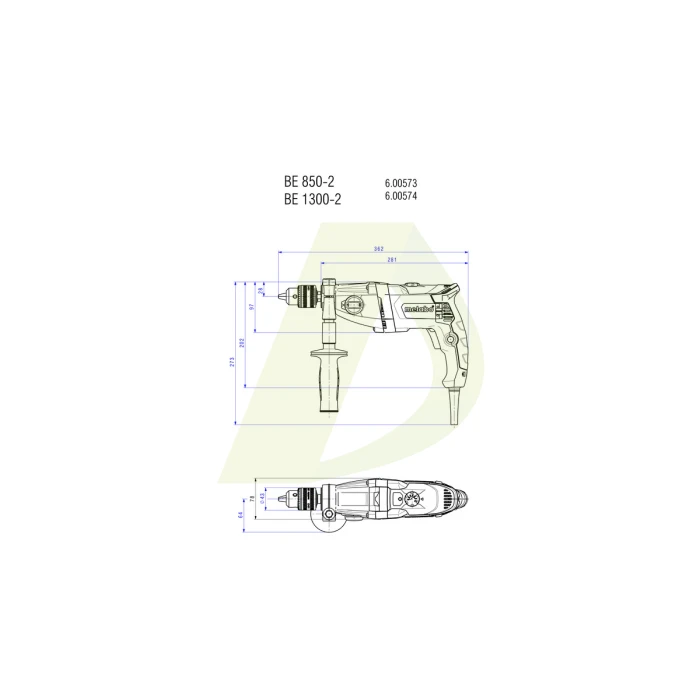 Дрель METABO BEV 1300-2 (600574810) Дрель METABO BEV 1300-2 (600574810)