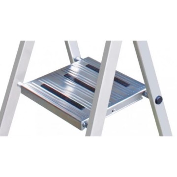 Стремянка односторонняя алюминиевая KRAUSE Solidy, 1 секция, 4 ступ., 1,5 м (126221)