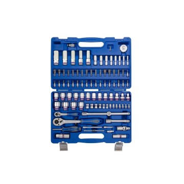 Набір інструментів універсальний KING TONY 7096MR, 12-ти гранні, 96 од. 1/4"+1/2"