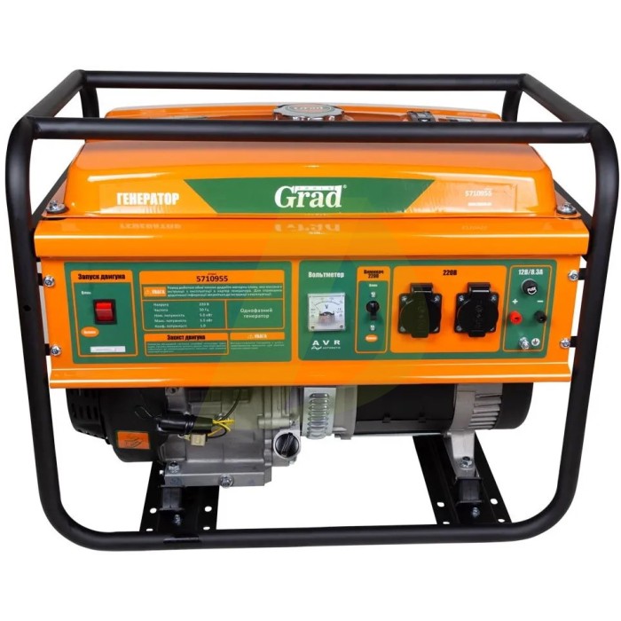 Генератор бензиновый SIGMA GRAD 5.0/5.5кВт (5710955) Генератор бензиновый SIGMA GRAD 5.0/5.5кВт (5710955)