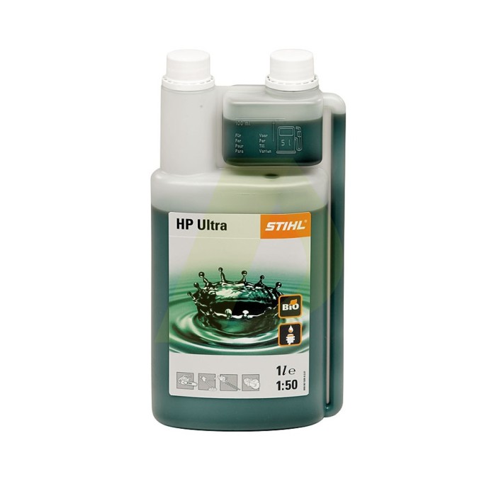 Олива STIHL HP Ultra для 2-тактних двигунів 1л з дозатором (07813198061) Олива STIHL HP Ultra для 2-тактних двигунів 1л з дозатором (07813198061)