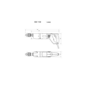 Дрель METABO BDE 1100 (600806000)