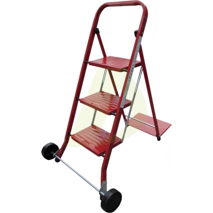 Стрем'янка на колесах металева ELKOP ORW 3D, 1 секція, 3 сход., 1 м (37979) Стрем'янка на колесах металева ELKOP ORW 3D, 1 секція, 3 сход., 1 м (37979)