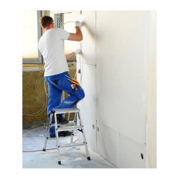 Лестница двусторонняя алюминиевая KRAUSE Dopplo, 2 секции, 3 ступ., 0,7 м (120397)