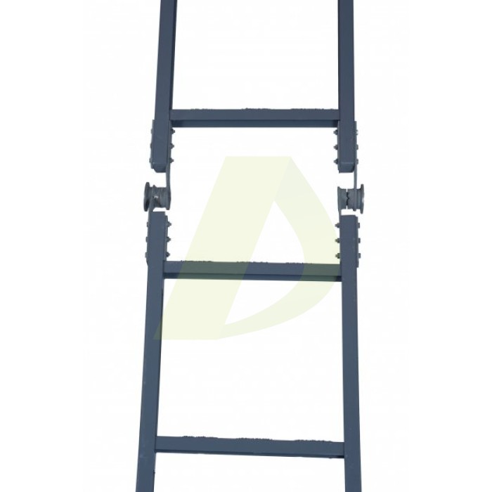 Лестница двусторонняя шарнирная, диэлектрическая ЗІО ДСПСД-5/2,5, 2 секции, 14 ступ., 5 м (48240500) Лестница двусторонняя шарнирная, диэлектрическая ЗІО ДСПСД-5/2,5, 2 секции, 14 ступ., 5 м (48240500)