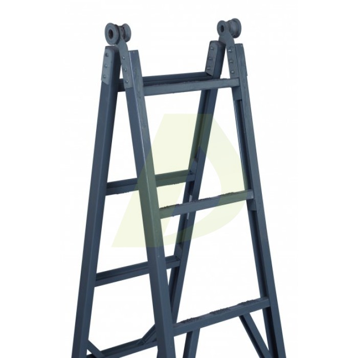 Лестница двусторонняя шарнирная, диэлектрическая ЗІО ДСПСД-5/2,5, 2 секции, 14 ступ., 5 м (48240500) Лестница двусторонняя шарнирная, диэлектрическая ЗІО ДСПСД-5/2,5, 2 секции, 14 ступ., 5 м (48240500)