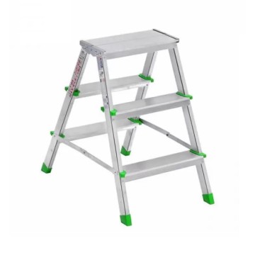 Лестница двусторонняя алюминиевая Vulkan 1803, 2 секции, 3 ступ., 0,6 м (39278)
