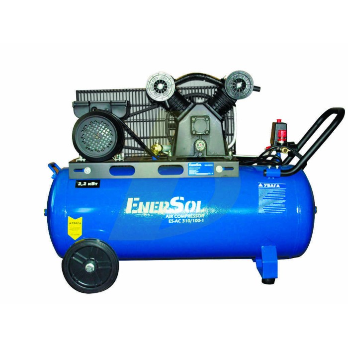 Поршневий компресор EnerSol ES-AC310-100-2PRO Поршневий компресор EnerSol ES-AC310-100-2PRO