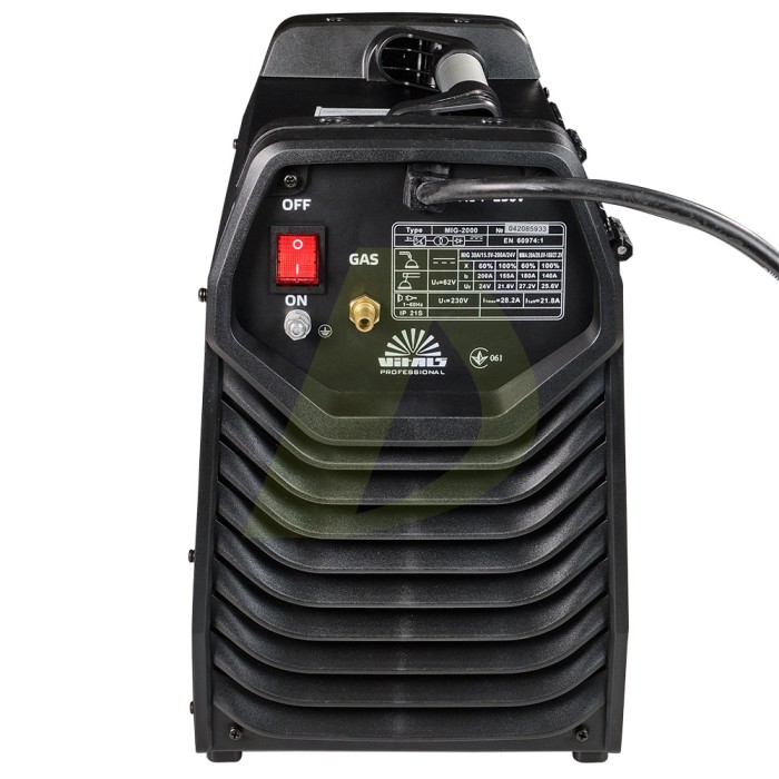 Зварювальний апарат VITALS Professional MIG 2000 Digital (116053) Зварювальний апарат VITALS Professional MIG 2000 Digital (116053)