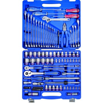 Набір інструментів універсальний KING TONY 7503MR, 103 од. 1/4"+1/2"