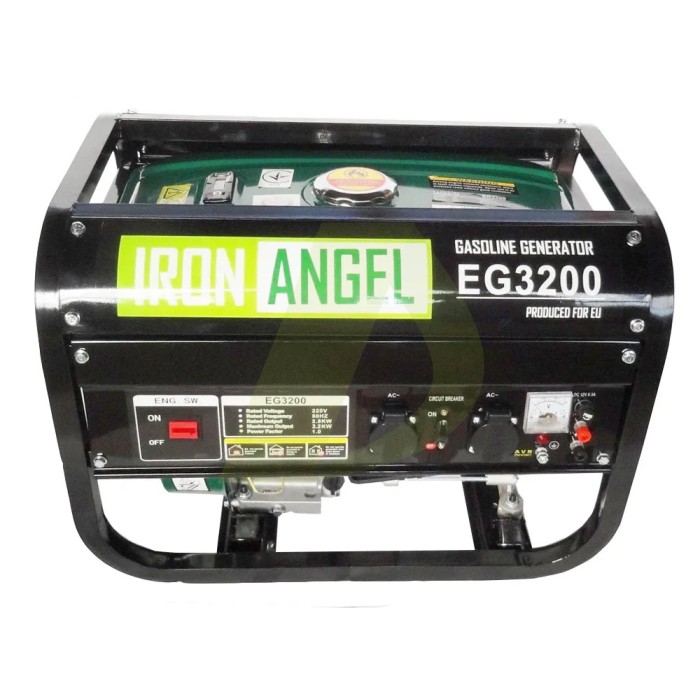 Генератор бензиновый IRON ANGEL EG 3200 Генератор бензиновый IRON ANGEL EG 3200
