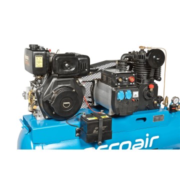 Поршневой компрессор DALGAKIRAN EccoAir GWC с дизельным приводом и генератором