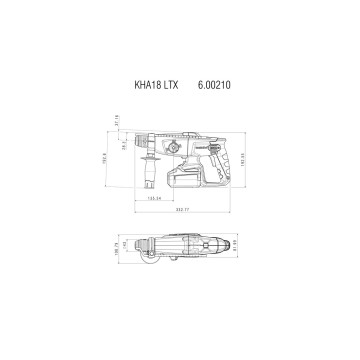 Акумуляторний перфоратор METABO KHA 18 LTX (600210500)