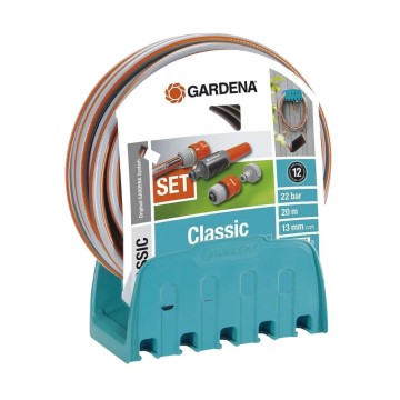 Настенный кронштейн в комплекте со шлангом GARDENA Classic (18005-20.000.00)